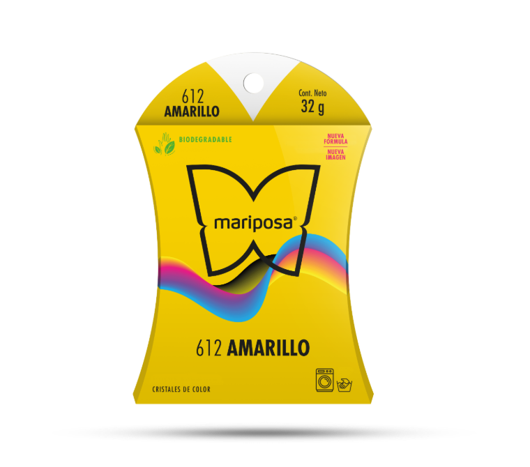 Sobre Cristales de Color 612 Amarillo, 32 g