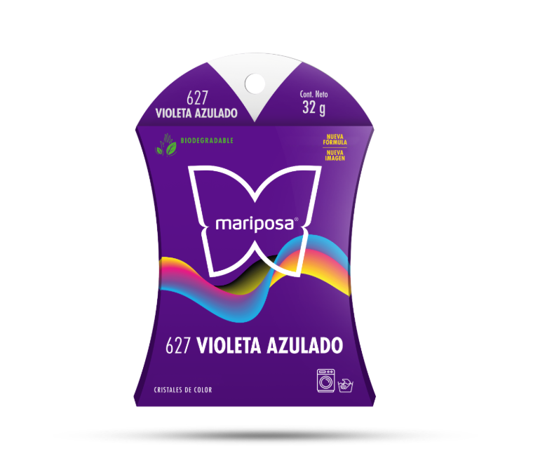 Sobre Cristales de Color 627 Violeta Azulado, 32 g